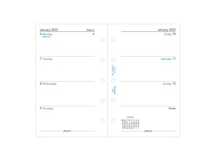 257641 filofax kalendar 2025 mini tyden 2 strany aj