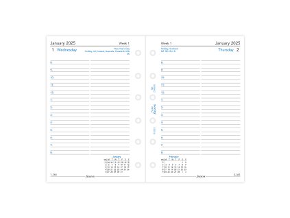 257617 filofax kalendar 2025 kapesni den 1 strana aj