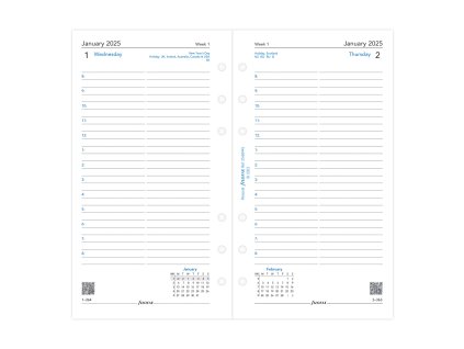 257632 filofax kalendar 2025 osobni den 1 strana aj