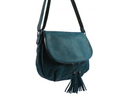 damska crossbody kabelka 885 petrolej modra 2