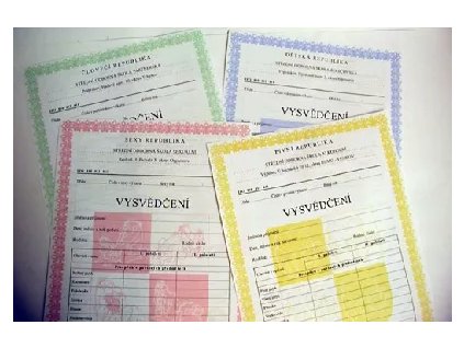 Vysvědčení (size pivní)