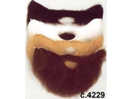 Vousy+knír střední (size bílé)