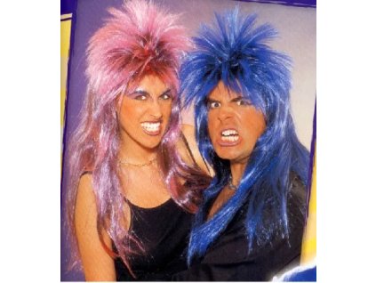 Paruka hard rock (size červená)