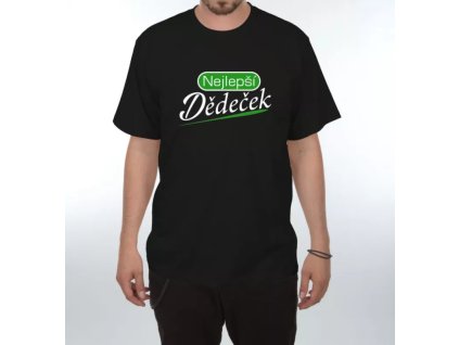 Vtipné tričko - Nejlepší dědeček 2 (size s, color černá)