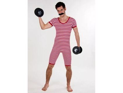 Retro Plavky George (size s, color červená)