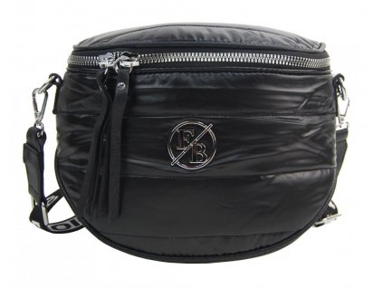 Moderní dámská crossbody kabelka / ledvinka černá