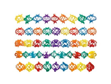 37802 girlanda papirova 4 m