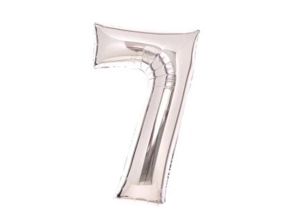 220037 nafukovaci cislice stribrne 7