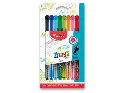 232835 liner maped graph peps premium sada 8 ks