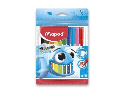 175660 detske fixy maped color peps ocean 10 barev
