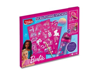 218779 sada maped creativ barbie scratching sticker