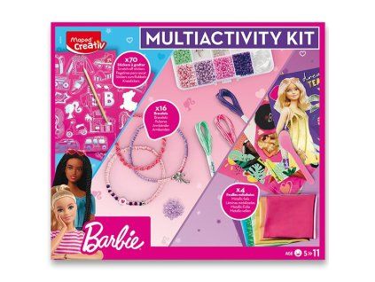 222446 sada maped creativ barbie multiactivity kit sada 3v1