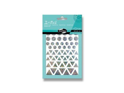 220295 samolepky maildor initial holographic geometricke