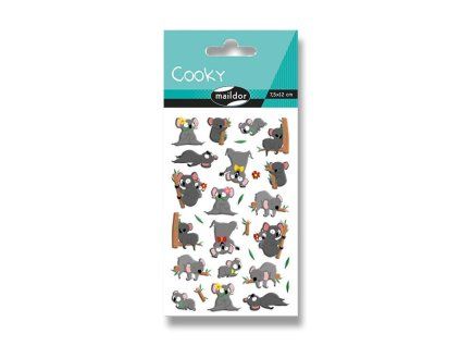 220124 samolepky maildor 3d cooky koaly