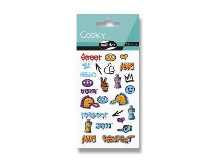 220211 samolepky maildor 3d cooky graffiti