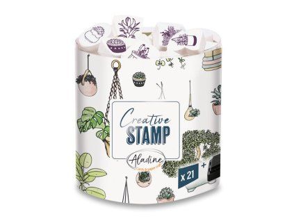 177076 razitka creative stamp rostliny 21 ks