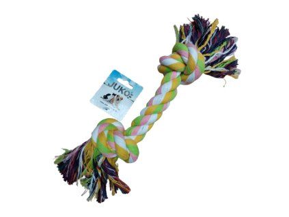 Lano bavlna 2 uzly 20 cm