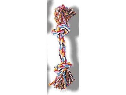 Lano bavlna 2 uzly 23 cm