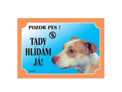 Cedulka Dafiko PITBULTERIÉR