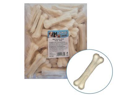 Kost buvolí bílá JUKO Snacks 10 cm (50 ks)