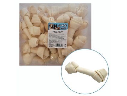 Uzel buvolí bílý JUKO Snacks 13 cm (25 ks)