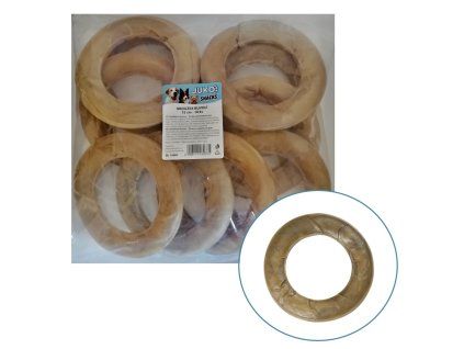 Kroužek buvolí JUKO Snacks 15 cm (10 ks)