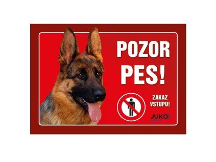 Cedulka Juko NĚMECKÝ OVČÁK