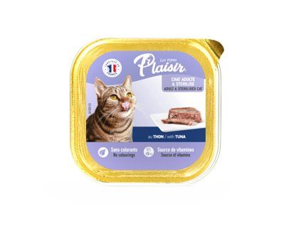 Plaisir Cat tuňák, vanička 100 g