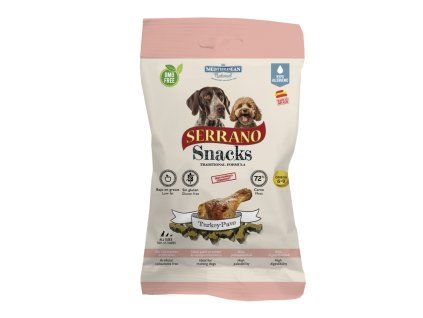 Serrano Snack Dog Turkey 100 g
