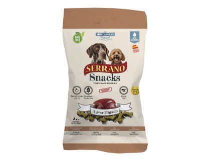 Serrano Snack Dog Liver 100 g