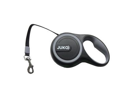 Samonavíjecí vodítko tape šedá S 15 kg 3 m