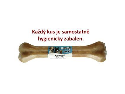 Kost buvolí JUKO Snacks 25 cm (1 ks)