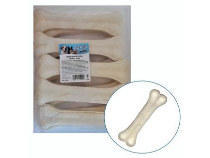 Kost buvolí bílá JUKO Snacks 20 cm (10 ks)