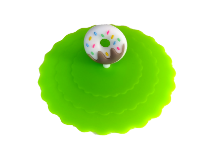 Silikonový kryt na konzervy s donutem