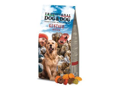 Dog & Dog Gustavo Active Beef 20 kg