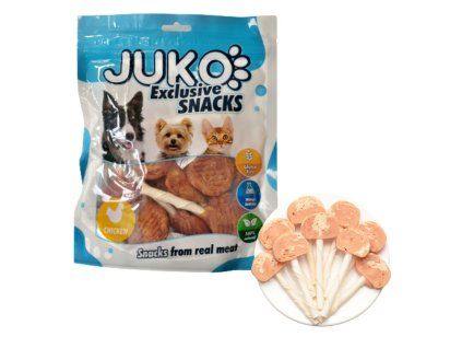 Chicken & Codfish Lollipop JUKO Snacks 250 g