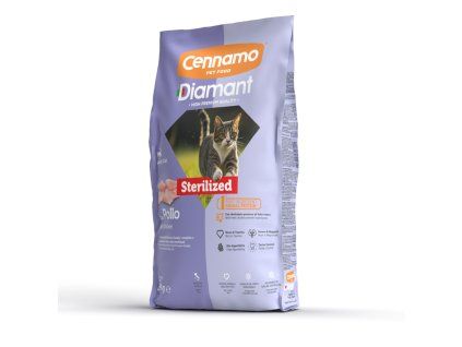 Diamant Cat Micio Sterilised Kuřecí 2 kg