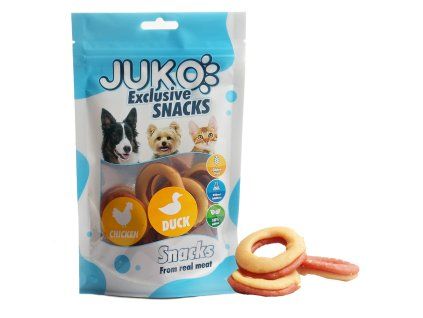 Chicken & Duck Doughnuts JUKO Snacks 70 g