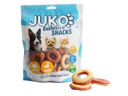 Chicken & Duck Doughnuts JUKO Snacks 250 g