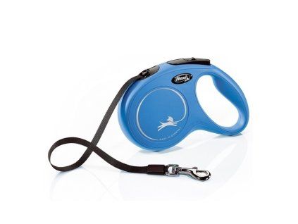 Flexi New Classic pásek M 5 m (25 kg) modrá