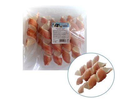 Žvýkací spirála kuřecí JUKO Snacks 16 cm (500 g)