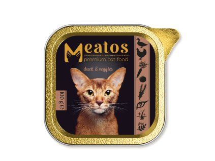 Meatos Cat Duck & Vegetable 100 g