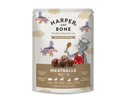 Harper and Bone Cat divoké hory, kapsička 85 g