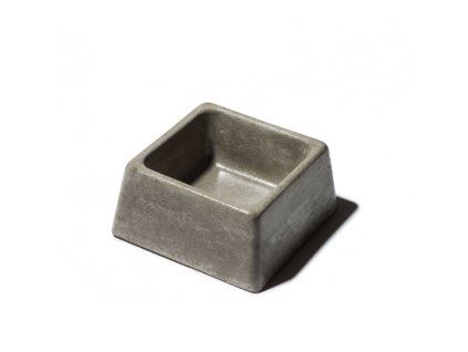 Miska betonová čtverec 0,6 l