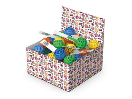 Těžký plastový míček pro kočky 4 cm