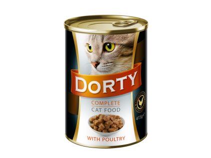 DORTY Cat Drůbeží, konzerva 415 g