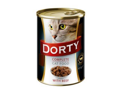 DORTY Cat Hovězí, konzerva 415 g