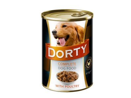DORTY Dog Drůbeží, konzerva 415 g