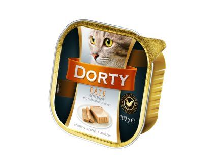 DORTY Cat Drůbeží, vanička 100 g