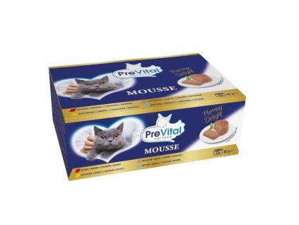 PreVital kočka ryby a maso, konzerva 85 g (12 pack)